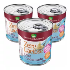 Leite Condensado Zero Zero S. Lourenço 335g (3x)