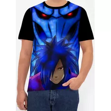 Camiseta Madara Uchiha Naruto Camisa Masculina Animes Top23