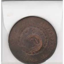 40 Reis De 1827r Com Carimbo De 20