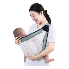 Baby Sling Canguru Carregador De Bebê Confort Até 20 Kgs Cor Cinza