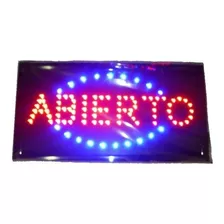 Letreros Luminoso Led Abierto Color De La Luz Colores