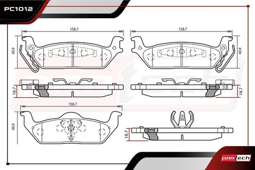 Balatas Traseras Lincoln Mark Lt 2006 2008 Foto 2