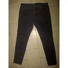 Pantalón Jeans Negro T 27 Forever 21 