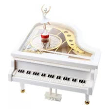 Caixinha De Música Porta Jóias Piano De Cauda Vintage