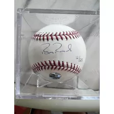 Barry Bonds Pelota Autografiada Con Su Certificado Original