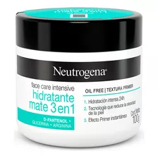 Crema Facial Neutrogena Hidratante Mate 3 En 1 - 100g