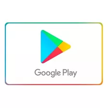 Cartão Play Store Google Gift Card R$ 15 Reais Conta Google