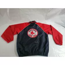 Chamarra Baseball Medias Rojas Boston Talla L G3 Red Sox Ve 