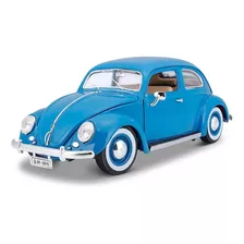 Burago 1:18 Volkswagen Fusca (beetle Kafer) 1955 - Azul