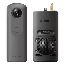 Ricoh Theta V 360 4k Vr Camara Kit Con Ta-1 3d Microphone &
