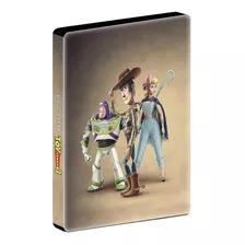 Toy Story 4 Edição Steelbook Duplo Bônus Especiais - Blu-ray