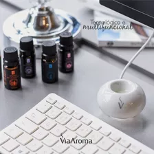 Aromatizador Difusor Elétrico Usb Porcelana - Via Aroma