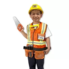 Disfraz Para Niño De Constructor Talla Standard 6 Piezas-