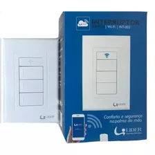 Interruptor Wi-fi Int-003 Lider Triplo Acesso Via App