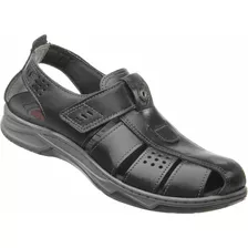 Sandalias Ojotas Cuero Hombre 132201-06 Pegada Luminares