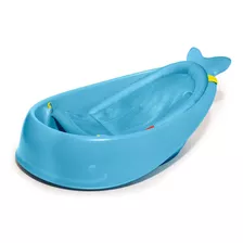 Banheira Bebê Infantil Baleia Moby 3 Estágios Azul Skip Hop