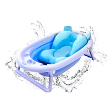 Colchon Baby Splash Para Baño De Bebe Premium Float Color Azul