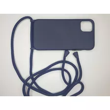 Capinha P/ iPhone 12 Pro Shoulder Crossbody Silicone Cordão