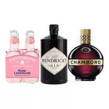 Pack Gin Berry Spritz Hendricks 700ml + Chambord+4 Fentimans