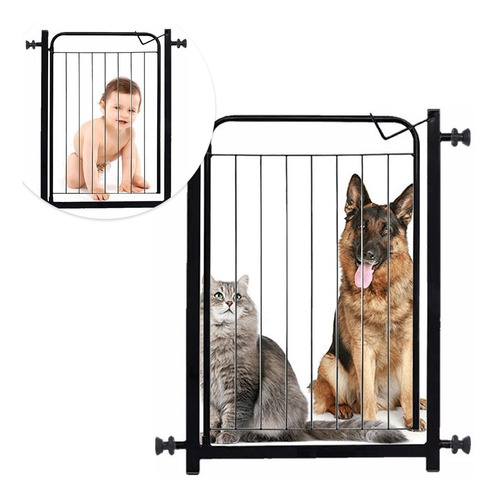 Grade De Proteção Para Pet Cães Para Portas Portão - 80cm.