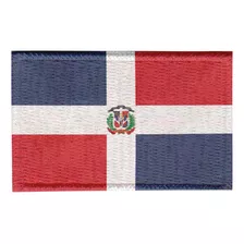 Patch Sublimado Bandeira República Dominicana 5,5x3,5