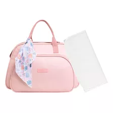 Kit Bolsas Maternidade Pirulitando G+t Arco-íris Rosa