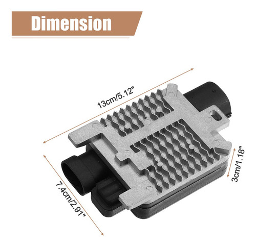 Mdulo Ventilador Refrigeracin Para Ford Edge 11-14 Lincoln Foto 4