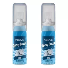Kit 2 Spray Bucal Above Ice 15ml - Antisséptico