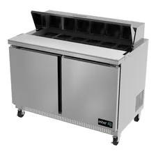 Mesa Refrigerada Para Ensaladas 12 Insertos Asber Apts-48-12