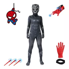 Disfraz De Spiderman Black Panther Niño Cosplay Anime,cosplay Ropa Con Máscara Ropa,serie De Superhéroes De Marvel,los Vengadores Ropa Unida