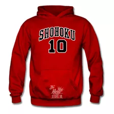 Poleron Estampado Shohoku, Slam Dunk, 100% Fanatico