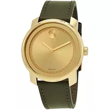 Reloj Movado Bold Para Hombre Con Correa De Piel Chapada En