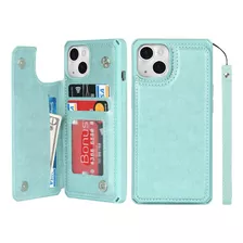 Funda Icovercase Para iPhone 13-menta Liso