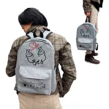 Mochila De Novedad Bolso Casual Para Estudiante Bts Envio G