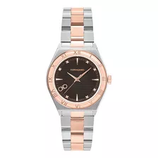 Reloj Para Mujer Ferragamo Vega Upper Sfky00423 Plateado