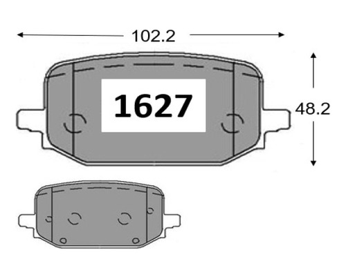 Pastillas De Frenos Traseras Ford Explorer 2020-2023 Foto 2