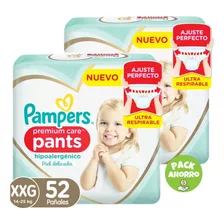 Pampers Pants Xxg - Combo 2 Paquetes De 52 U (104 Unidades)