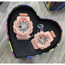 Pareja De Relojes Deportiva Pulso En Silicon Resistente Agua