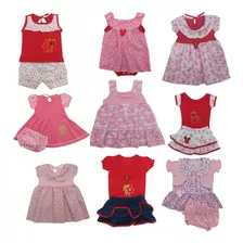 Roupa Bebê Reborn Tamanho M Kit 5 Conjuntos-modelos Variados