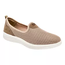 Tenis Mujer Flexi 104901 Beige 098-531