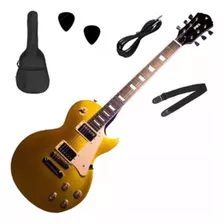 Kit Guitarra Les Paul Phx Lp-5 Gold + Acessorios