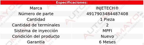 Un Inyector Combustible Injetech Matiz L4 1.0l 2004-2010 Foto 2