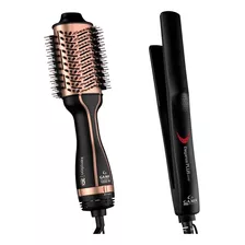 Prancha De Cabelo Gama Ceramic 410°f Escova Secadora 1300w