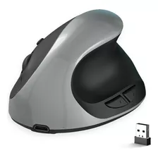 Mouse Vertical Inalámbrico Hxsj X10 De 2,4 G, Mouse Ergonómi