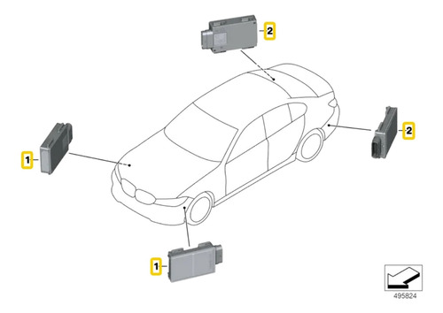 Advertencia De Cambio De Longitud Del Sensor Para G20 G30 F Foto 8