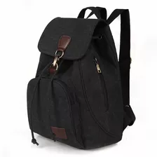 Mochila Para Mujer Moda De Lona Mochila Para Laptop Antirrobo Para Multi Bolsillos Mochila Vintage De Viaje De Gran Capacidad