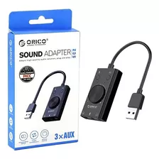 Tarjeta De Sonido Usb 2.0 Orico Sc2