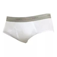 4 Cuecas 100% Algodão Modelo Slip Com Abertura Marca Hanes