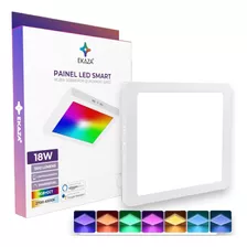 Painel Plafon Sobrepor Led Wifi Rgb Inteligente Smart Alexa