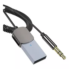 Adaptador Bluetooth 5.0 Usb Dongle Aux 3.5mm Para Coche Auto